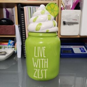 Rae Dunn Live With Zest canister NEW